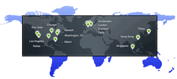 Datacenters del CDN Cloudflare
