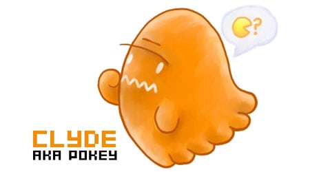 pacman fantasma amarillo clyde pokey