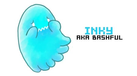 pacman fantasma azul inky bashful