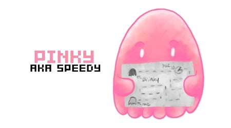 pacman fantasma rosa pinky speedy