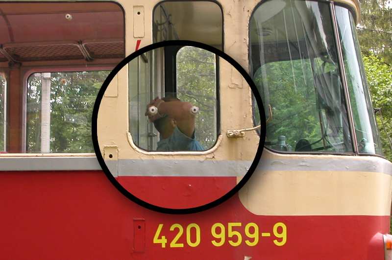 Pareidolia: Criatura ojos