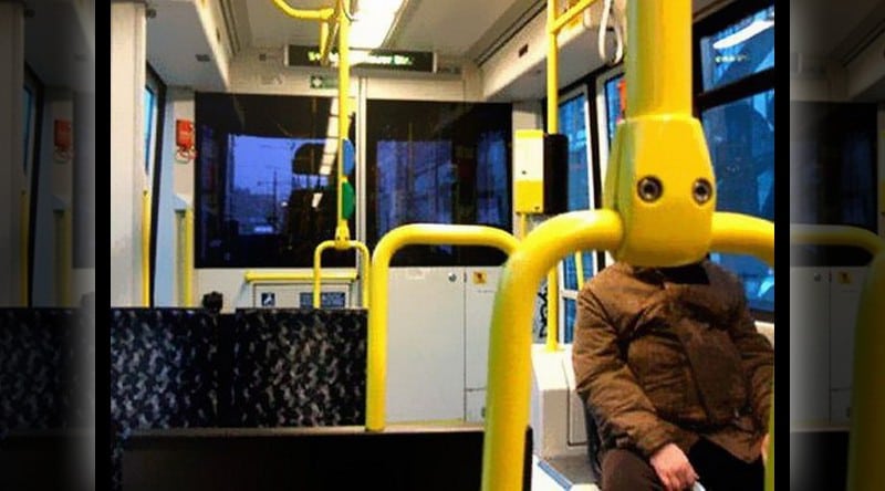 Pareidolia: Man bot bus