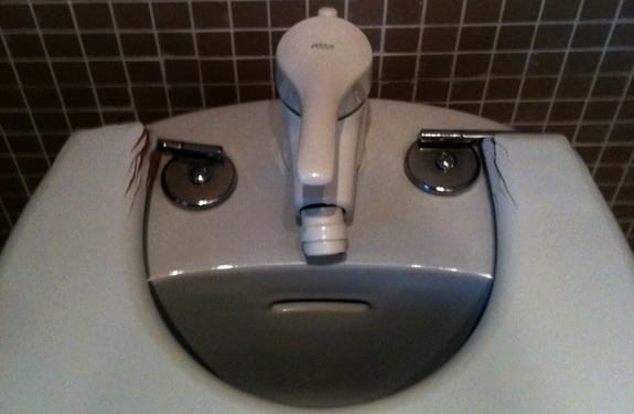 Pareidolia (rostros o figuras en imágenes): El bidé no aprueba lo que has hecho