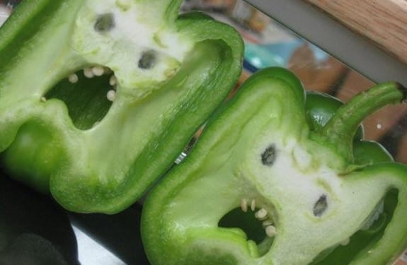 Pareidolia (rostros o figuras en imágenes): Vegetales miedosos