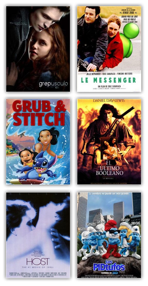 Peliculas informaticas: Grepusculo, le messenger, grub and stitch, el último booleano, host, los pidtufos