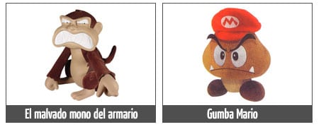 peluches mono padre familia gumba mario
