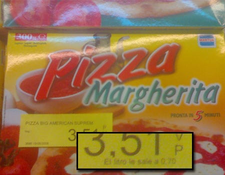 pizza de litro