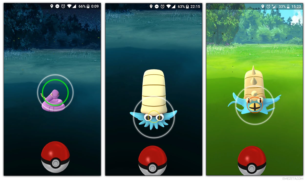 Guía para capturar pokemon en Pokémon Go
