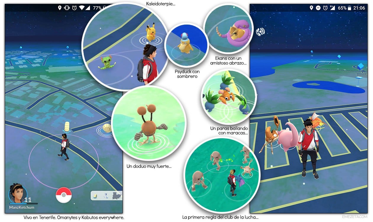 ¡Un pokemon salvaje ha aparecido en Pokémon Go!