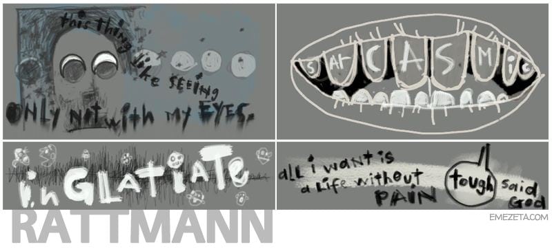 Portal 2: Rattmann dens (Moon eyes, Sarcasmic, inglatiate...)