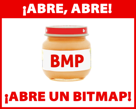 Abre, abre... Abre un bitmap.