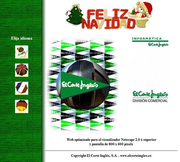 el corte inglés 1996