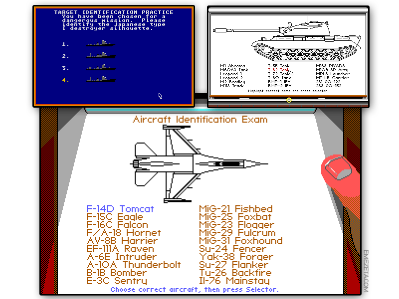 Juegos de MicroProse: F-19 Stealth Fighter, M1 Tank Platoon, Silent Service