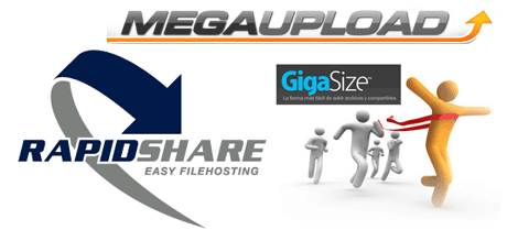 megaupload rapidshare gigasize
