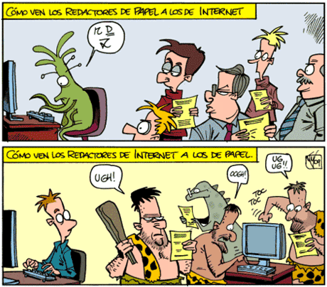 redactores de internet papel
