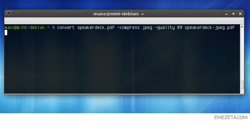 Utilidad convert de ImageMagick