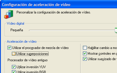 rendimiento avanzado windows media player reproductor