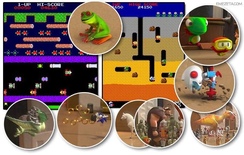 Rompe Ralph: Estación Central (Frogger, Dig Dug, Sonic, etc...)