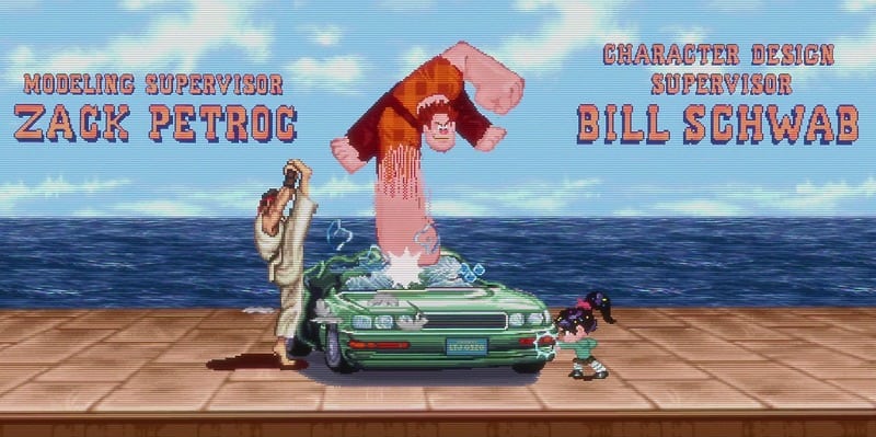 Rompe Ralph: Street fighter nivel coche