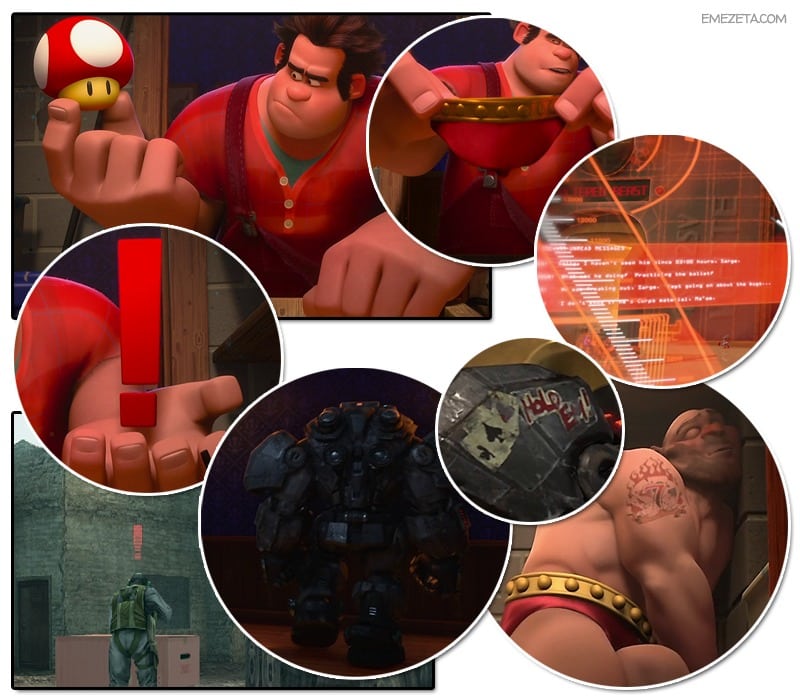 Rompe Ralph: Objetos perdidos en Tapper (Exclamación, Champiñón, Markowski...)