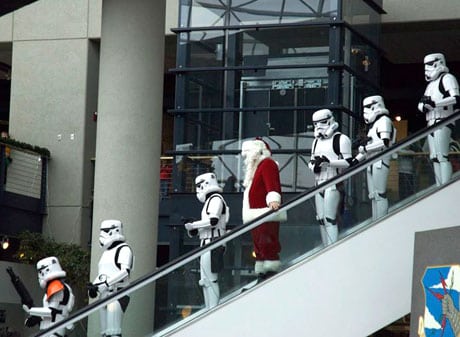 santa claus star wars navidad starwars