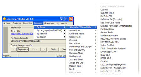 screamer radio escuchar emisoras internet