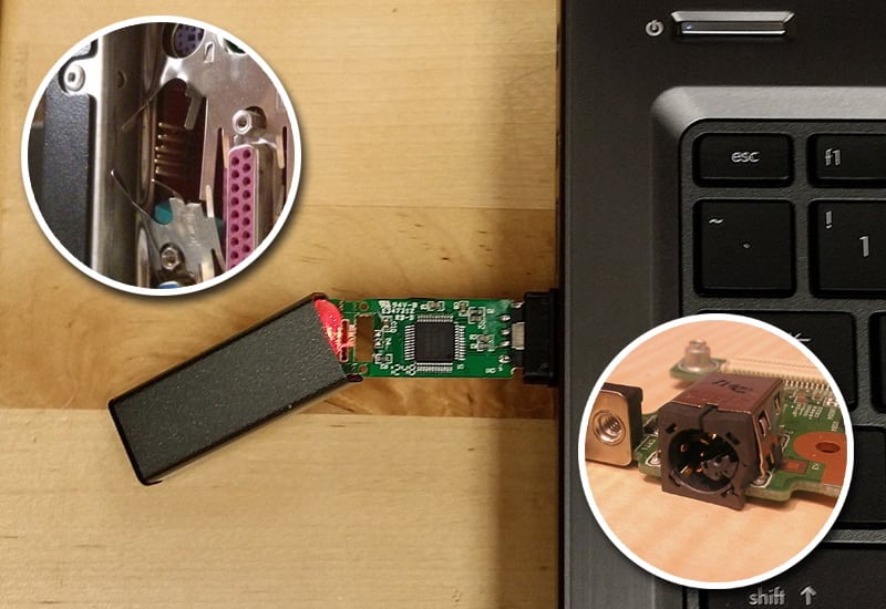 Utiliza los conectores apropiados