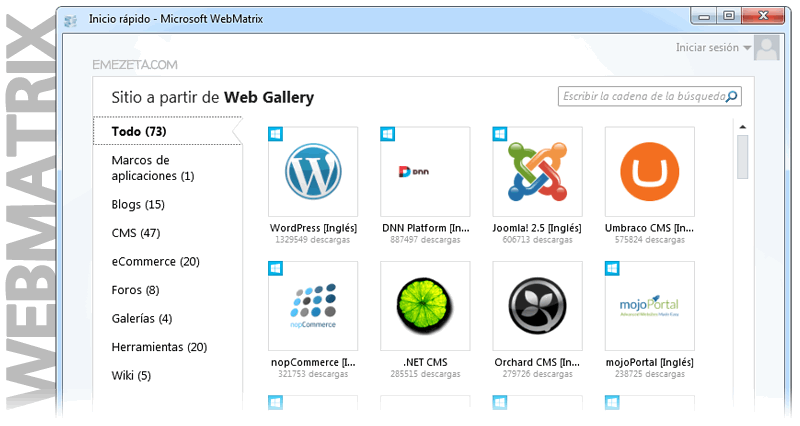 Microsoft WebMatrix