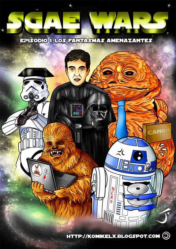 SGAE WARS - Episodio I: Los fantasmas amenazantes sgae wars fantasmas amenazantes