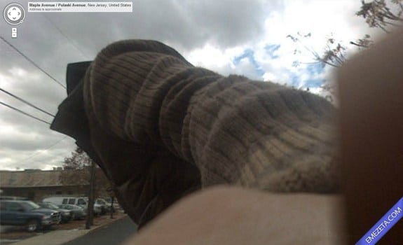 Google Street View: Gigantesco sueter asesino