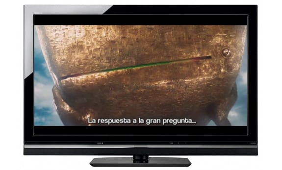 Subtitulos en la película del libro La guía del autoestopista galáctico (Douglas Adams)