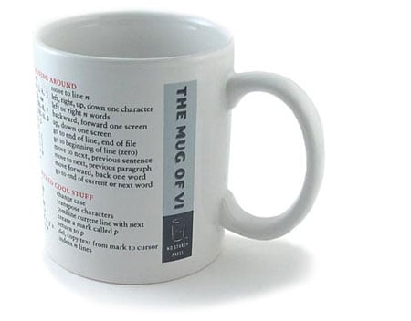 taza cafe coffe mug vi vim perl reference