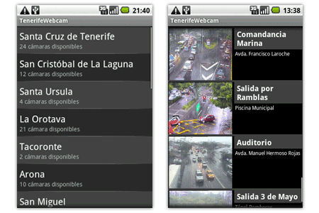 tenerife webcam cámara web tráfico tiempo
