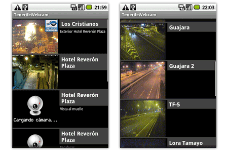 tenerife webcam cámara web tráfico tiempo