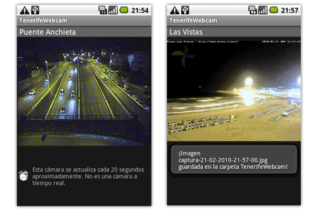 tenerife webcam cámara web tráfico tiempo