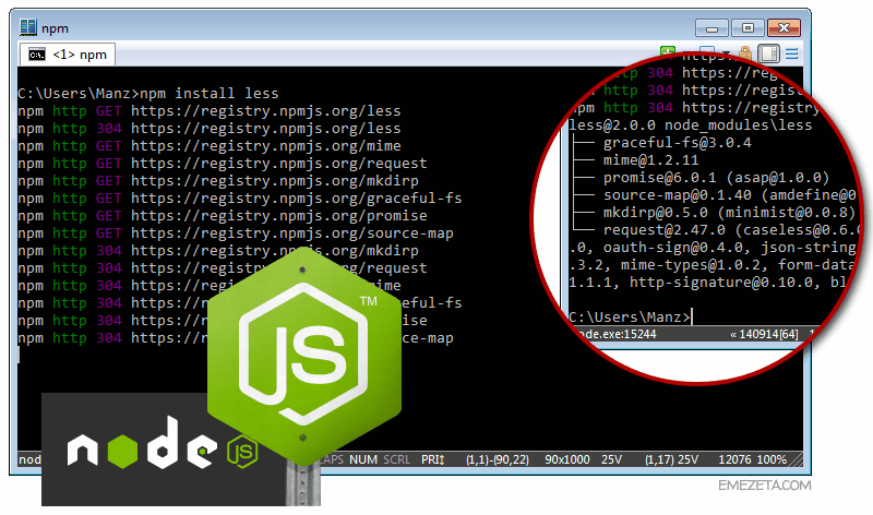 NPM: Gestor de paquetes de NodeJS