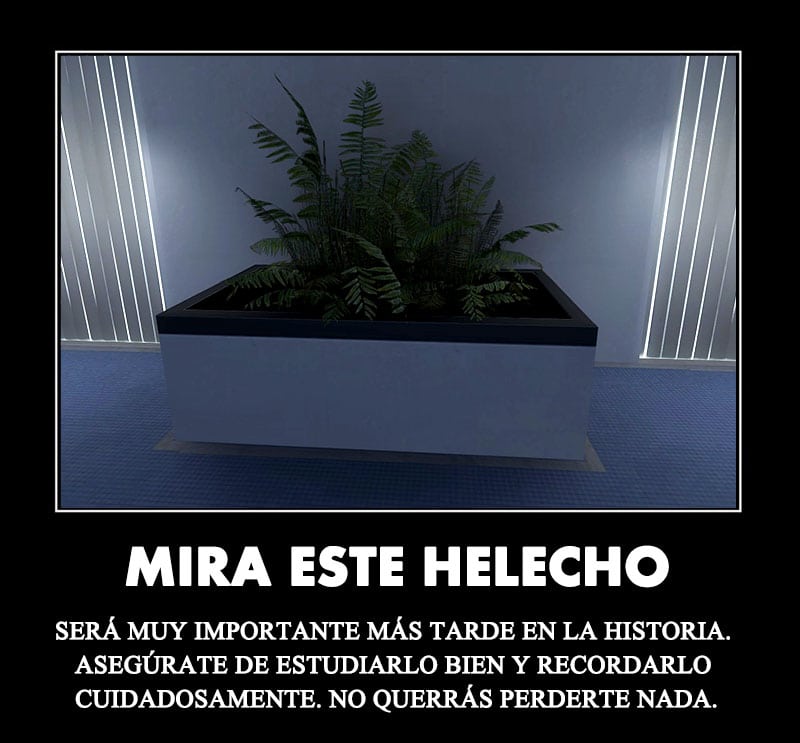 El helecho de The Stanley Parable
