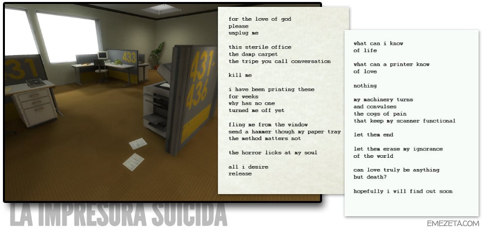 La impresora suicida