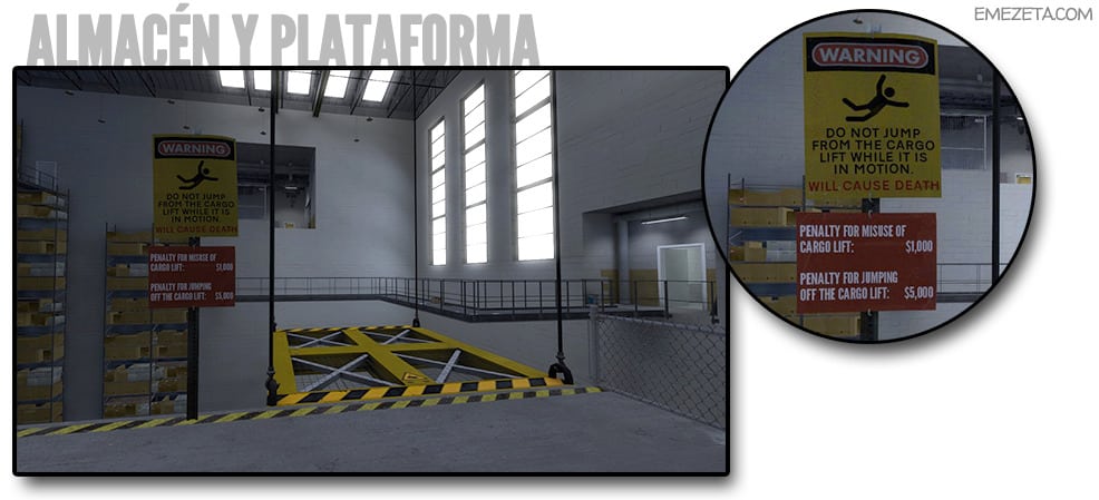 Almacén y plataforma