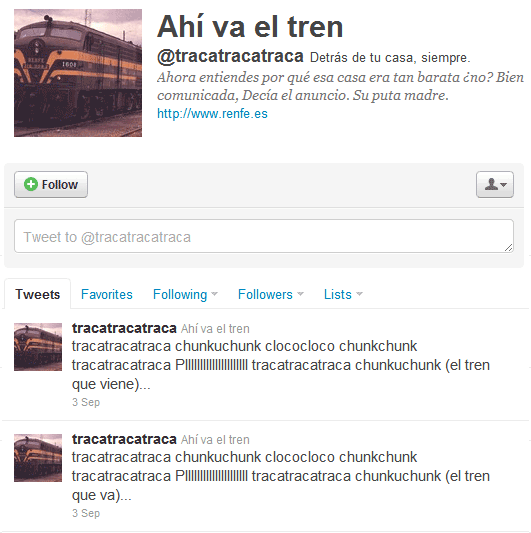 Cuentas absurdas de Twitter