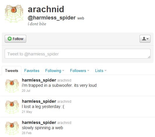 Cuentas absurdas de Twitter