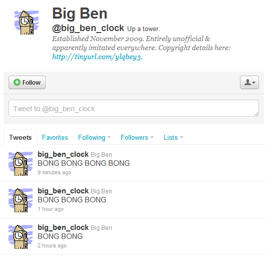 Cuentas absurdas de Twitter