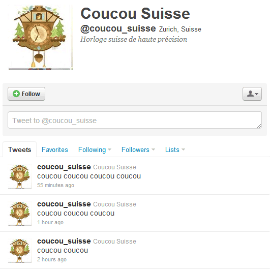 Cuentas absurdas de Twitter