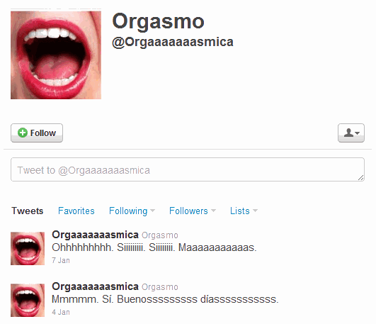 Cuentas absurdas de Twitter