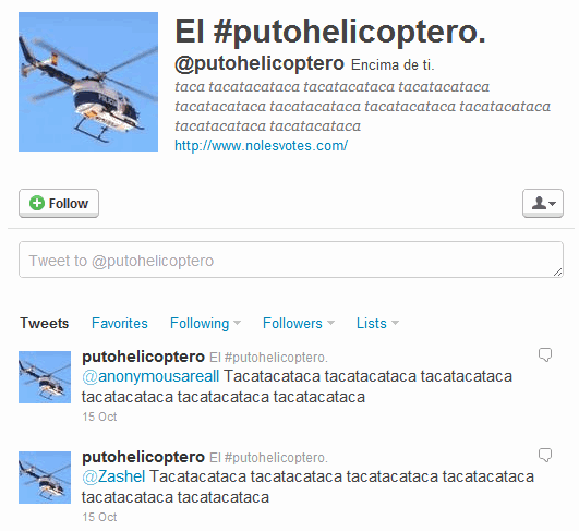 Cuentas absurdas de Twitter