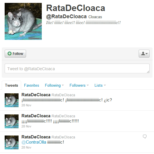 Cuentas absurdas de Twitter