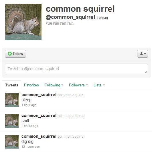 Cuentas absurdas de Twitter