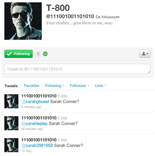 Cuentas absurdas de Twitter