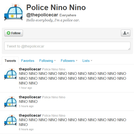 Cuentas absurdas de Twitter