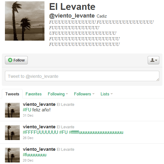Cuentas absurdas de Twitter